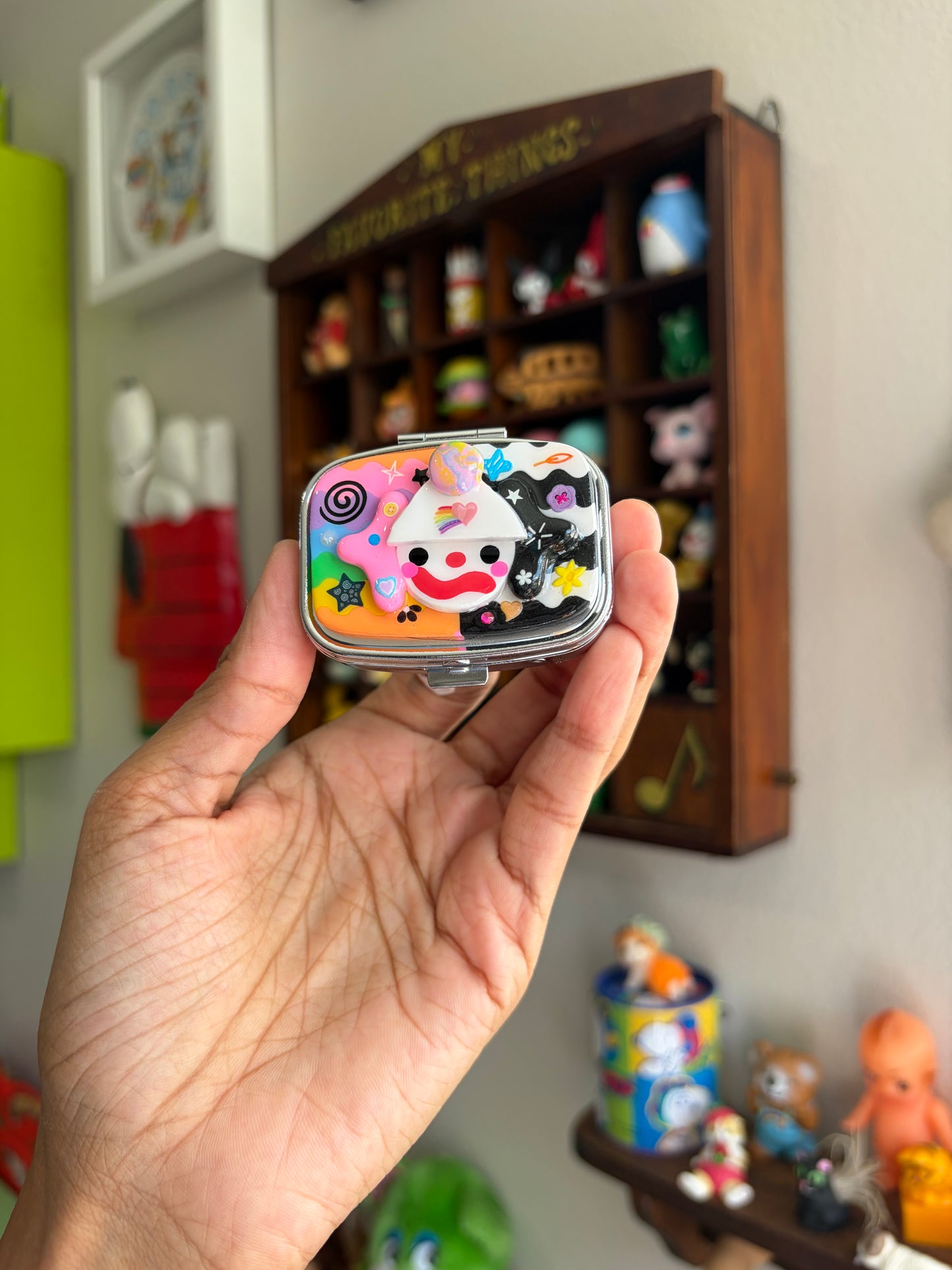 Two Clowns Inside Me Pill Case