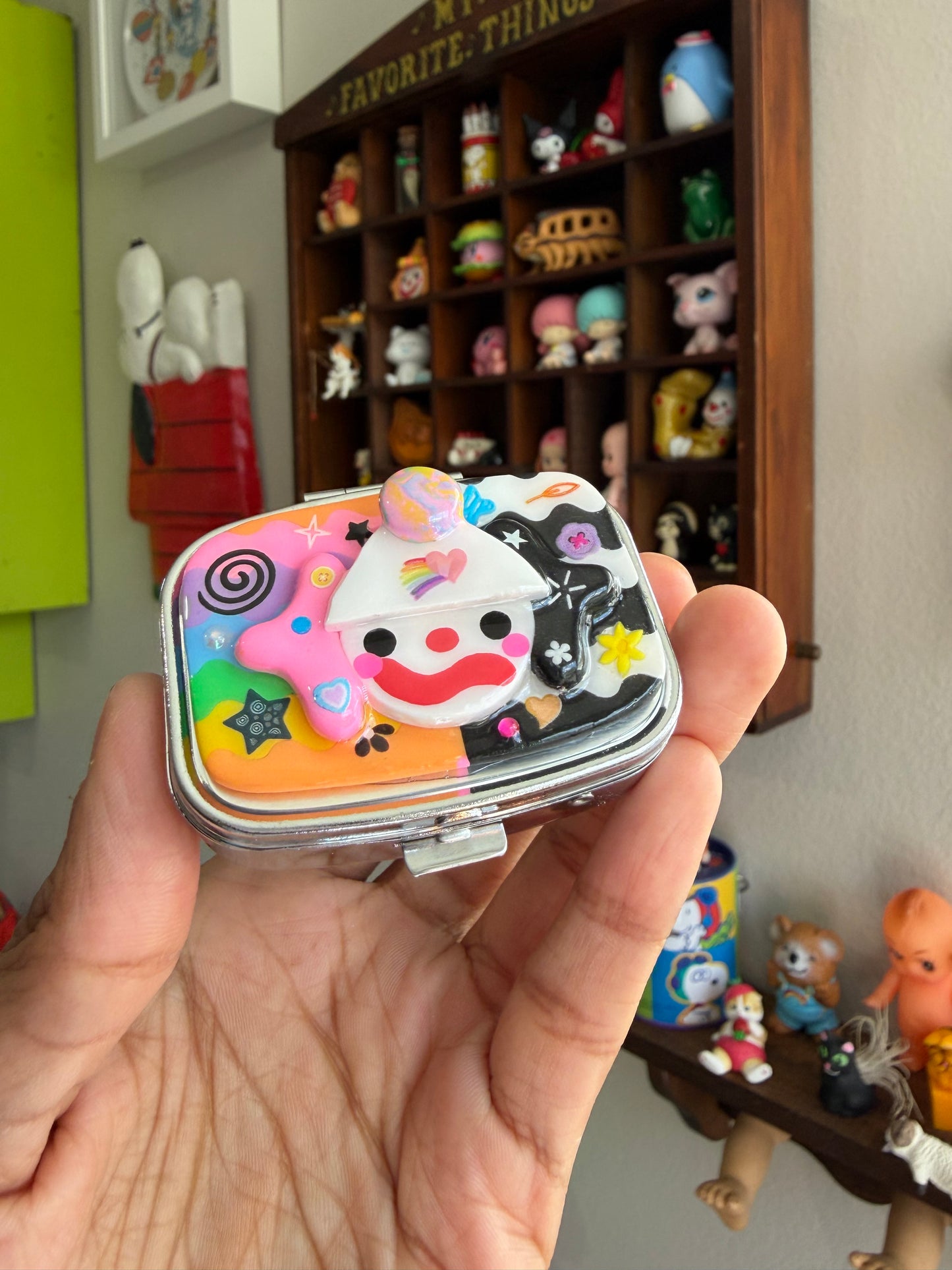 Two Clowns Inside Me Pill Case