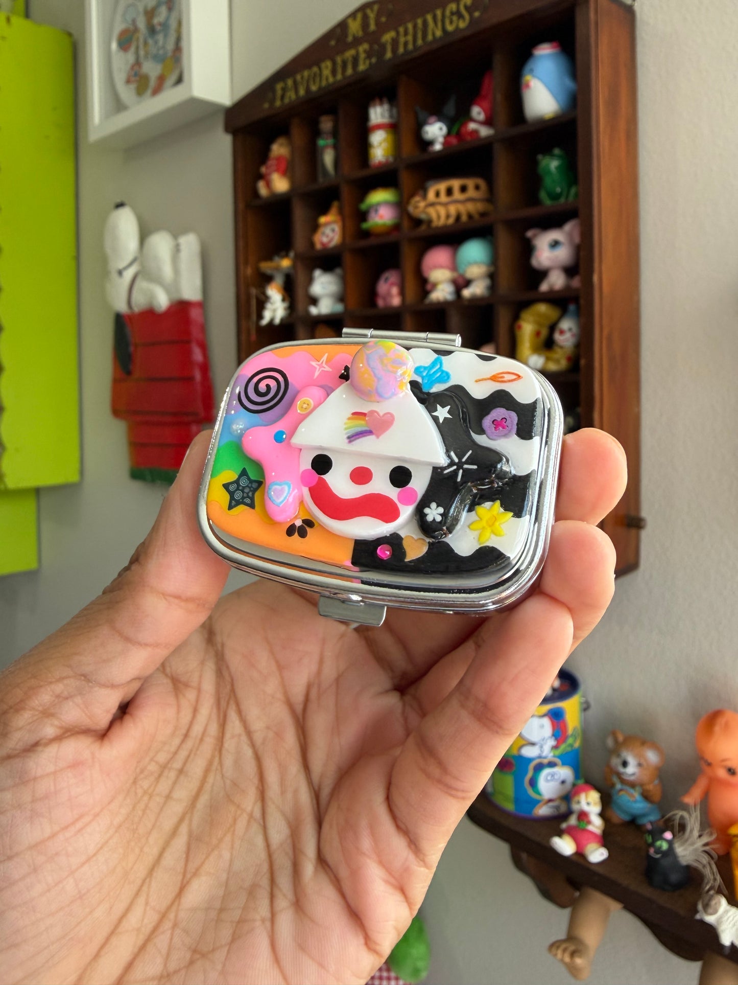 Two Clowns Inside Me Pill Case