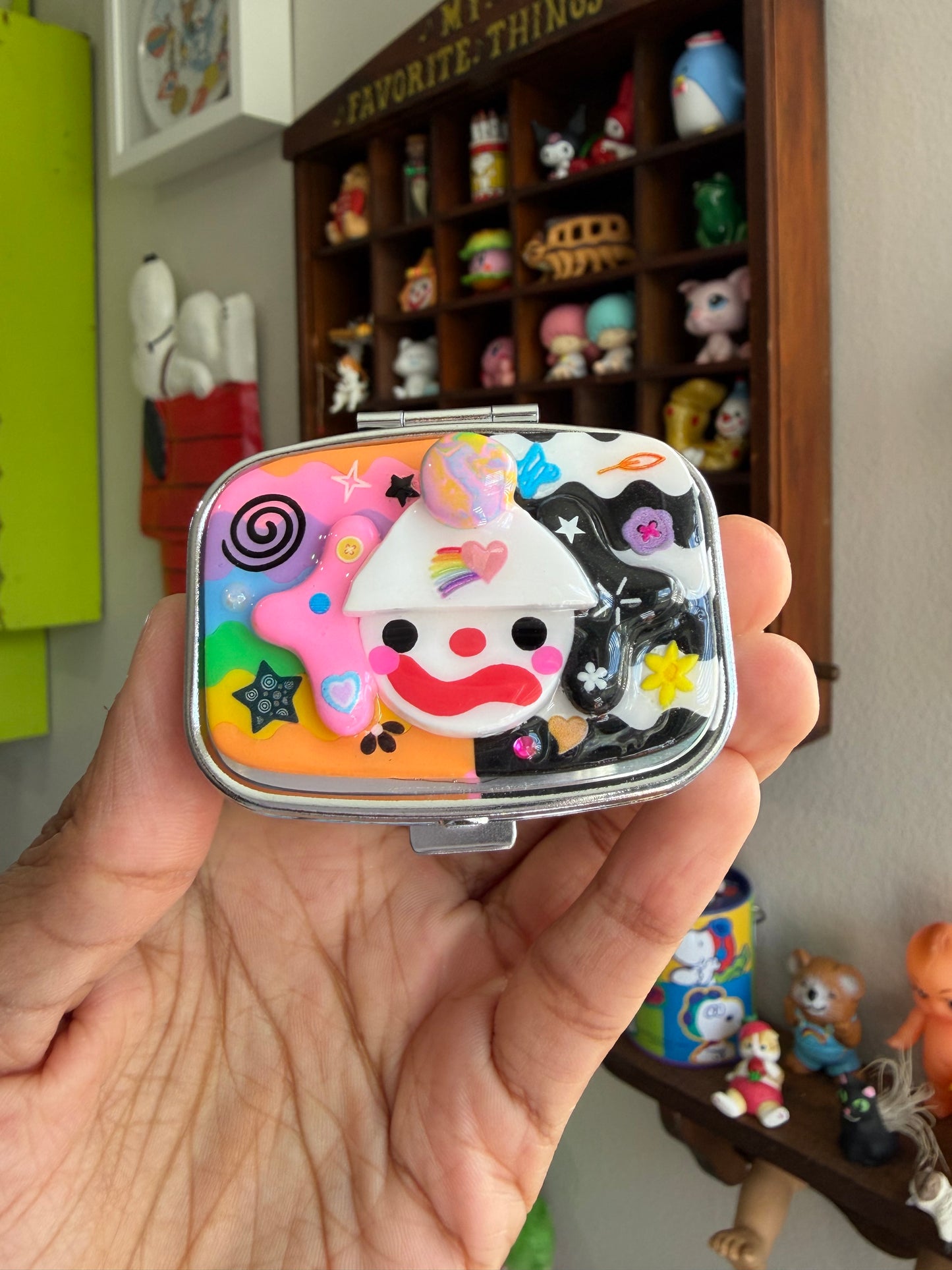 Two Clowns Inside Me Pill Case