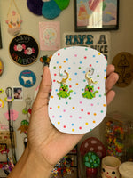 Mini Ghost Cats Green