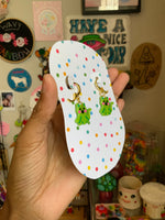 Mini Ghost Cats Green
