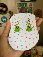 Mini Ghost Cats Green