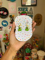 Mini Ghost Cats Green