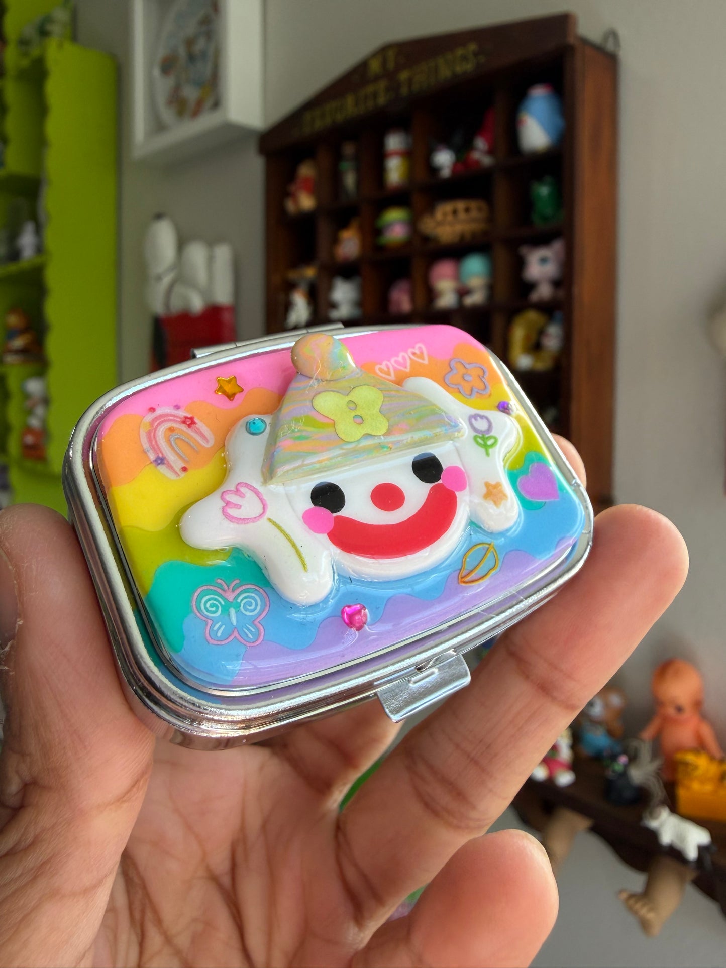 Rainbow Road Pill Case