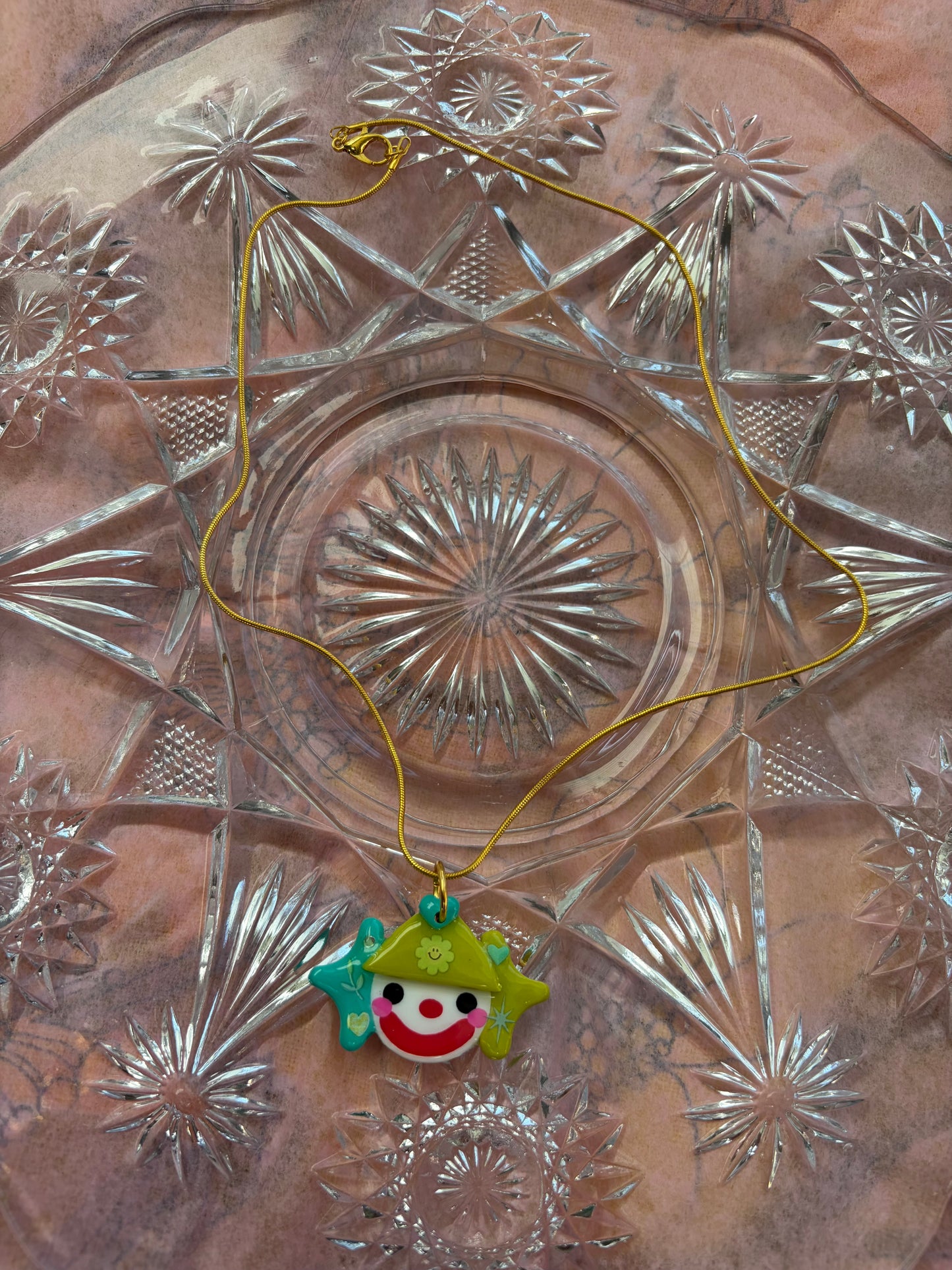 June Clown Necklace