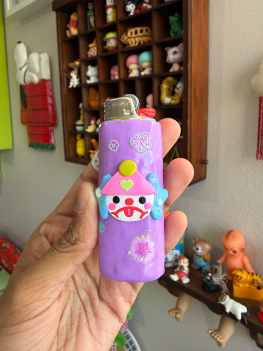 Dizzy Clown Lighter Case w/ Lighter