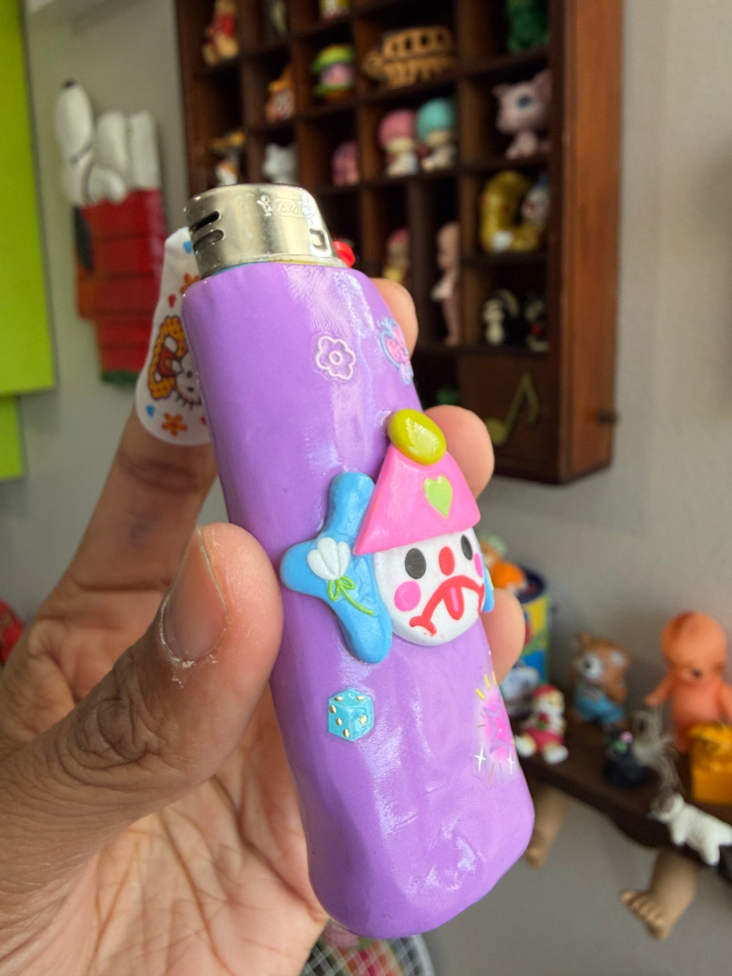 Dizzy Clown Lighter Case w/ Lighter