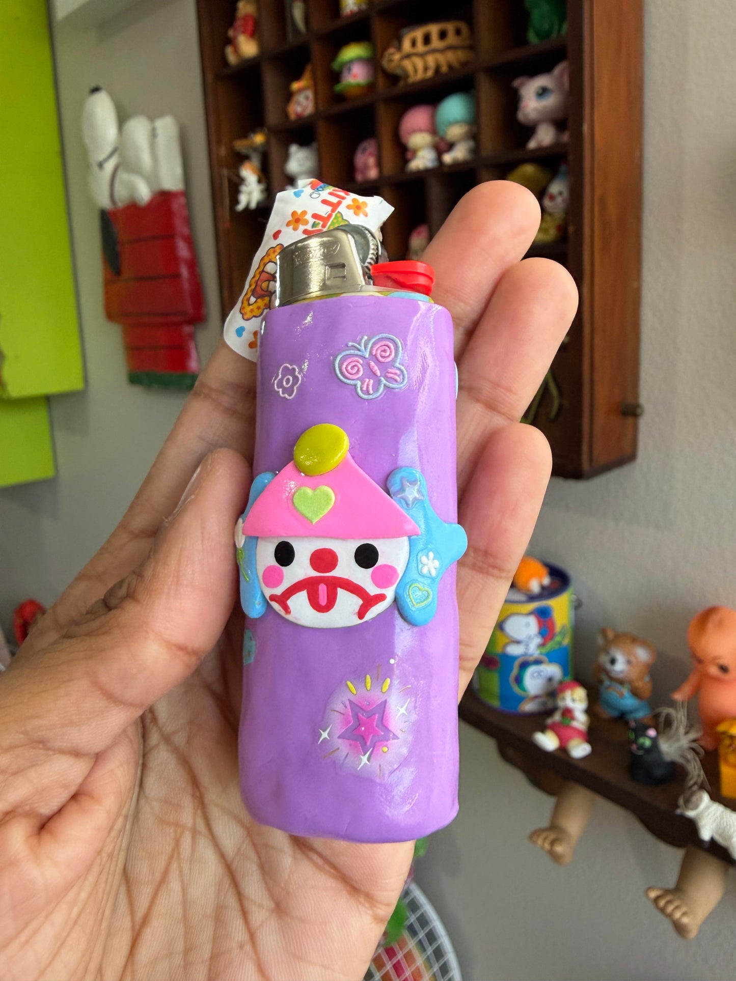 Dizzy Clown Lighter Case w/ Lighter