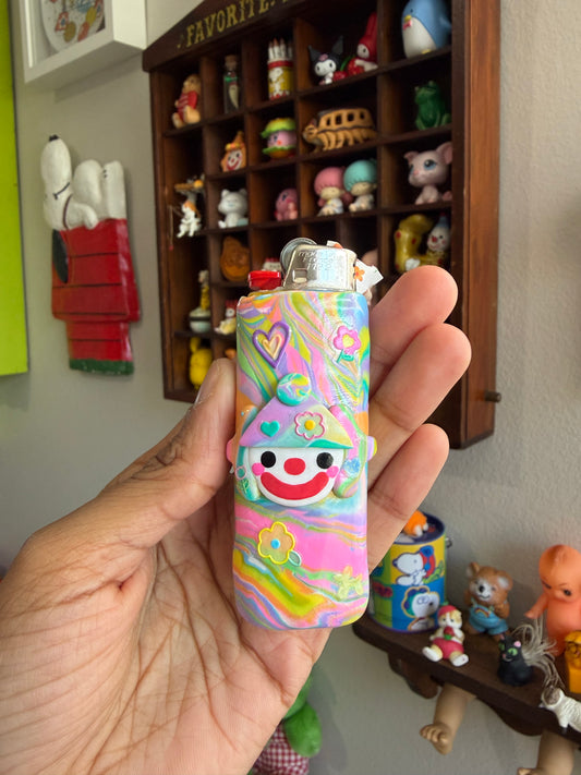 Jimmy Clown Lighter Case w/ Lighter
