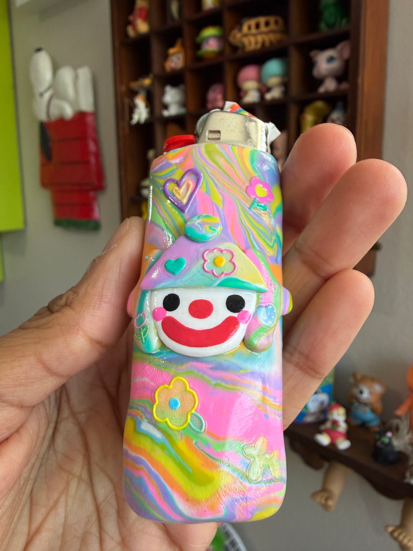 Jimmy Clown Lighter Case w/ Lighter