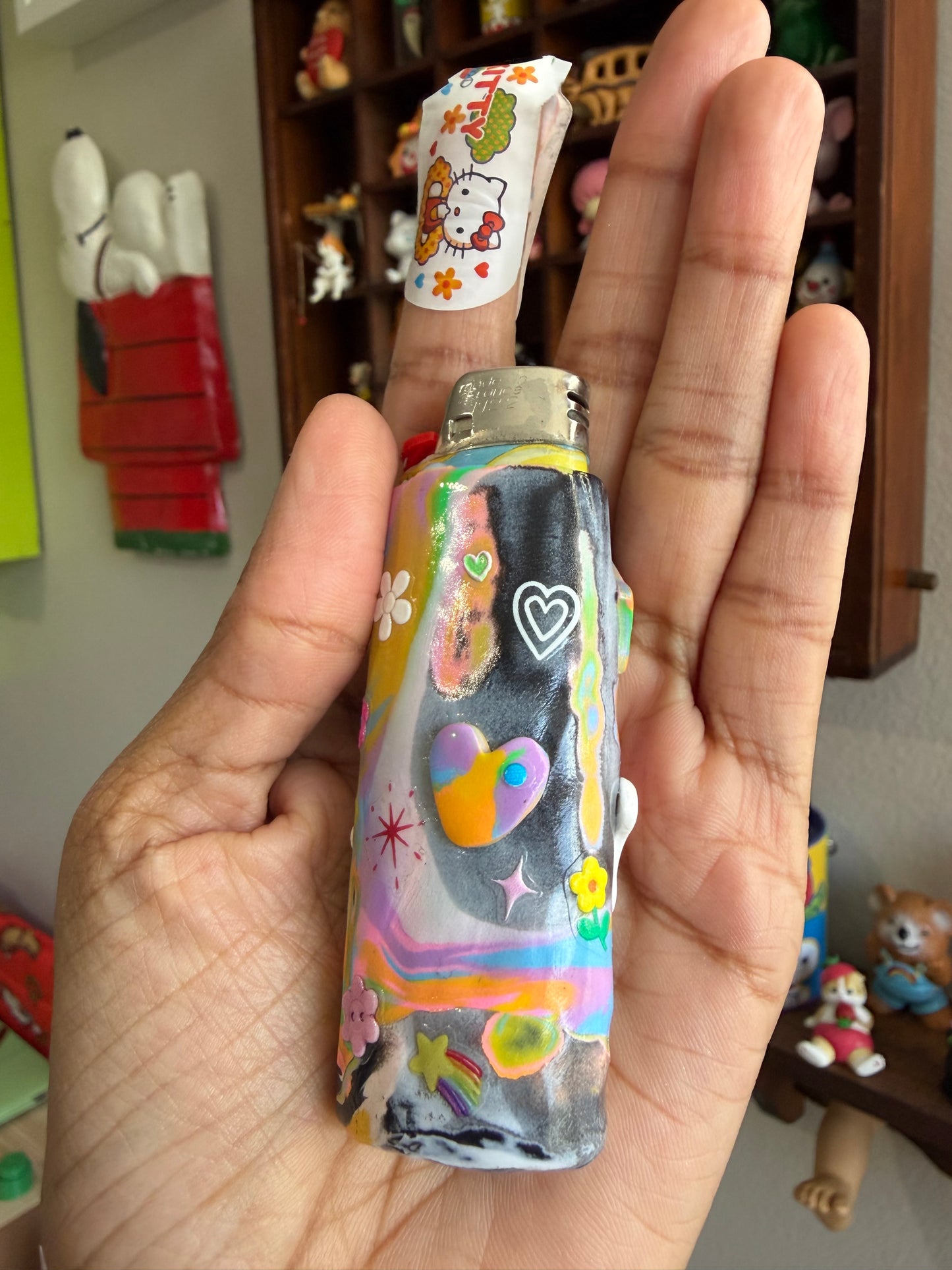 Daffodils Clown Lighter Case w/ Lighter